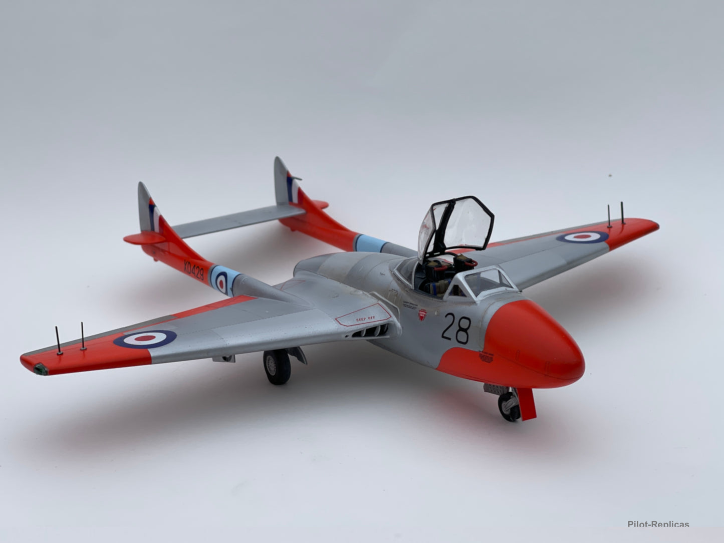 Vampire T11 in RAF service, 1/48 scale. 48A007