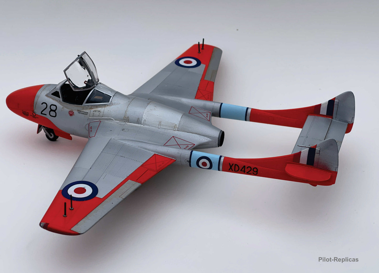 Vampire T11 in RAF service, 1/48 scale. 48A007