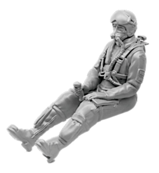 1/48 scale SAAB 37 Viggen pilot. Art # 48P011