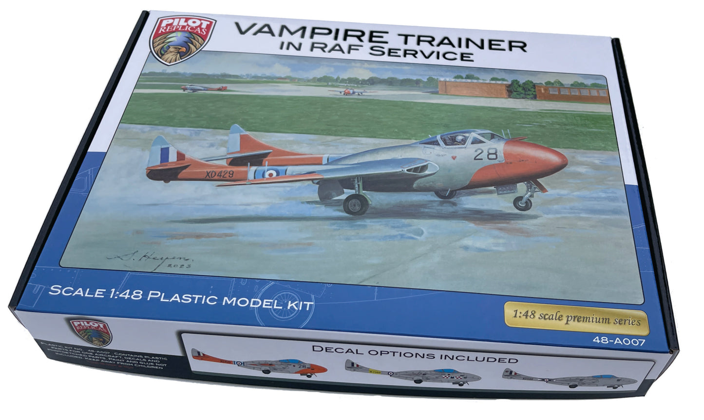 Vampire T11 in RAF service, 1/48 scale. 48A007