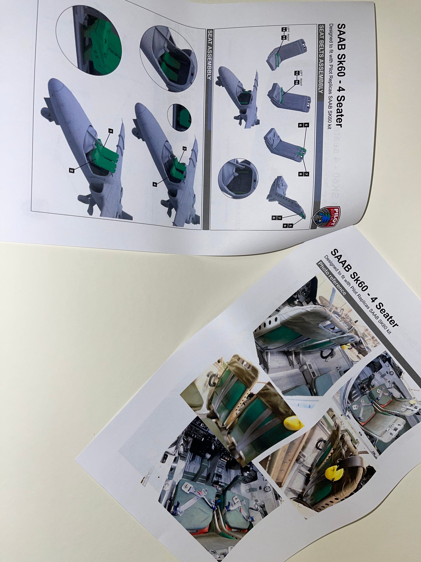 1/48 scale SK60 4 seater conversion. 48R021