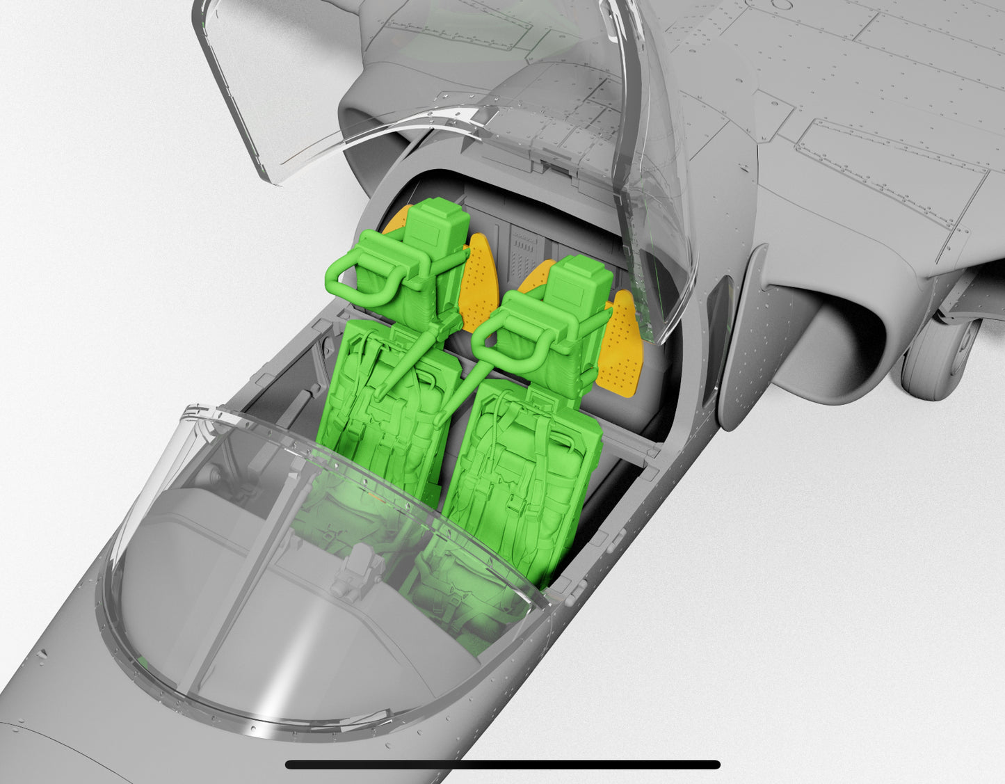 1/48 scale Super detailed ejection seats for SAAB 105 / SK60