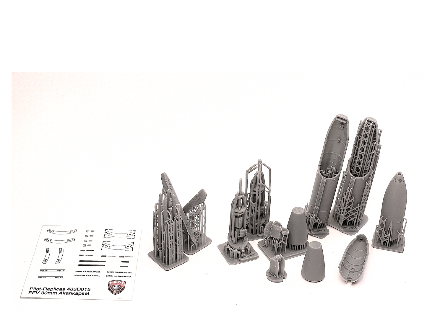 1/48 scale FFV 30 mm Akan Pod 483D015