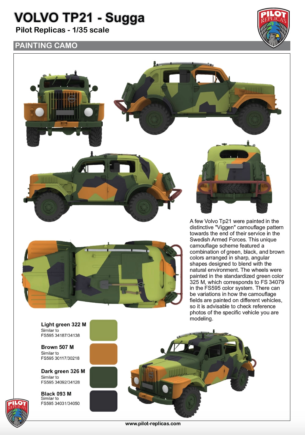 VOLVO Sugga TP 21 / RAPTGB 915 in 1/35 scale. 35R001