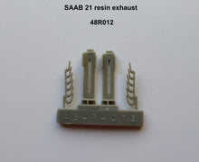 Load image into Gallery viewer, 1/48 scale Exhaust manifolds. For J21. 48R012