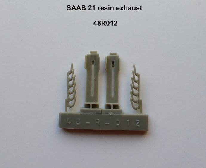 1/48 scale Exhaust manifolds. For J21. 48R012