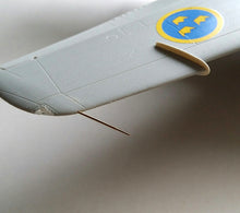 Load image into Gallery viewer, 1/48 scale Pitot tubes for SAAB 29 Tunnan. 48PT001