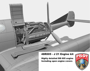1/48 scale Super detail engine set. For SAAB 21. 48R005